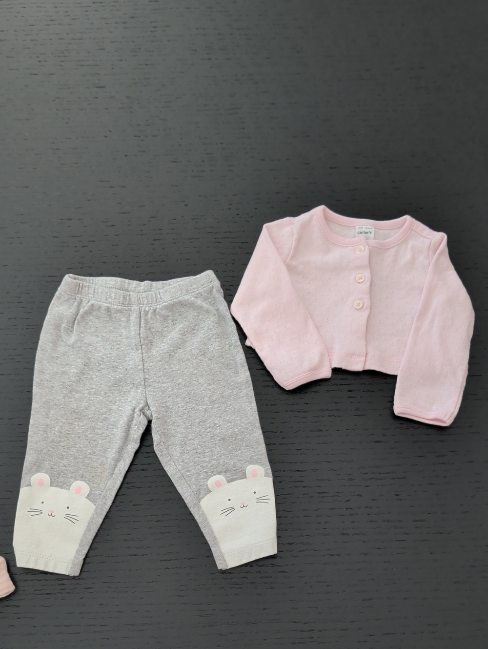 10 Piece Baby Girl Lot 6 -12 Months Baby Gap Carter's Bunny Jacket Pants Onesies - Picture 8 of 13